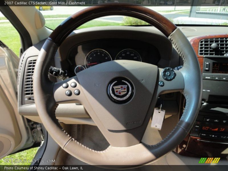 Gold Mist / Cashmere 2007 Cadillac CTS Sedan