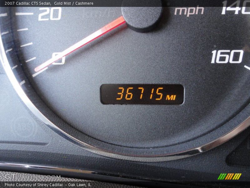 Gold Mist / Cashmere 2007 Cadillac CTS Sedan