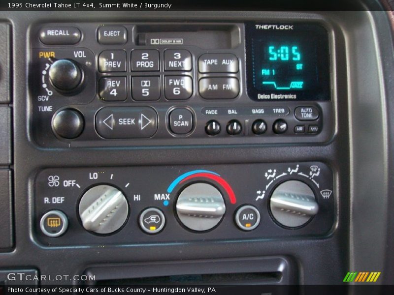 Audio System of 1995 Tahoe LT 4x4