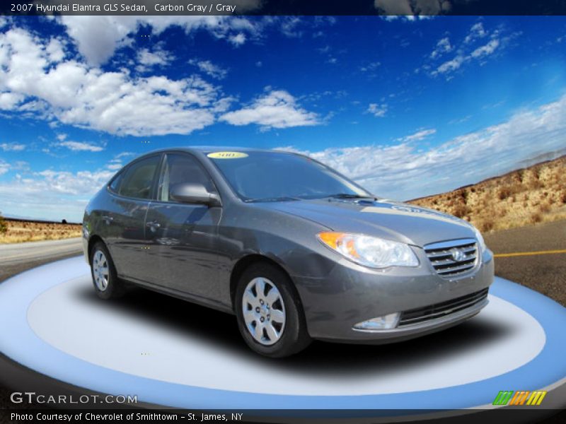 Carbon Gray / Gray 2007 Hyundai Elantra GLS Sedan