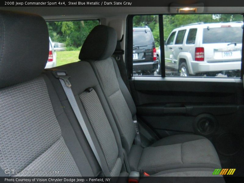 Steel Blue Metallic / Dark Slate Gray 2008 Jeep Commander Sport 4x4