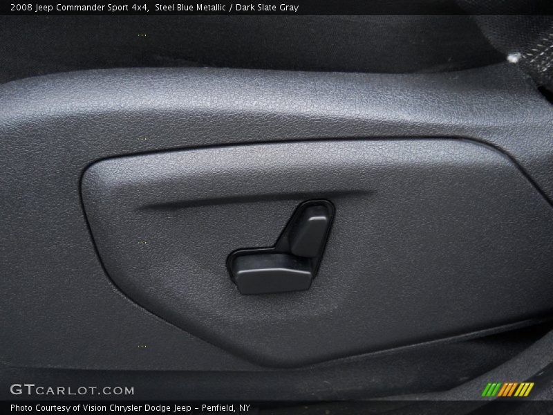 Steel Blue Metallic / Dark Slate Gray 2008 Jeep Commander Sport 4x4