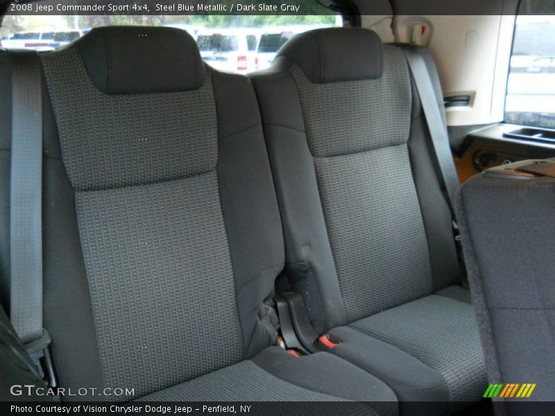 Steel Blue Metallic / Dark Slate Gray 2008 Jeep Commander Sport 4x4