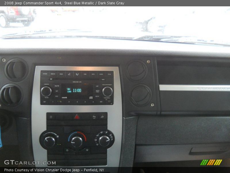 Steel Blue Metallic / Dark Slate Gray 2008 Jeep Commander Sport 4x4