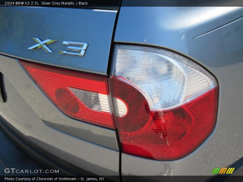 Silver Grey Metallic / Black 2004 BMW X3 2.5i