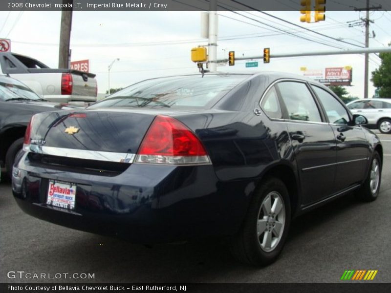 Imperial Blue Metallic / Gray 2008 Chevrolet Impala LT