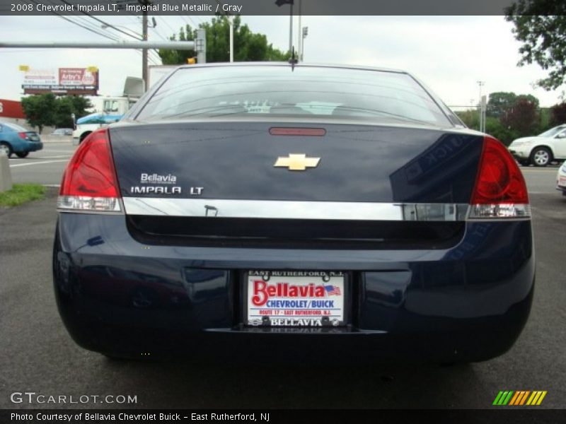 Imperial Blue Metallic / Gray 2008 Chevrolet Impala LT
