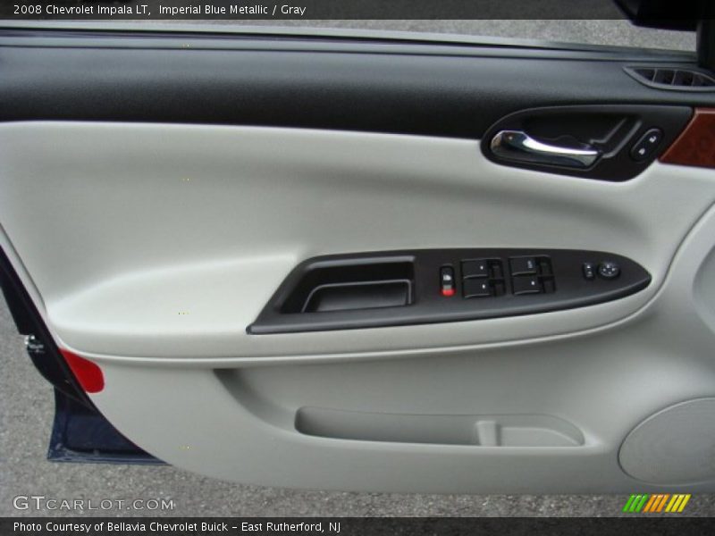 Imperial Blue Metallic / Gray 2008 Chevrolet Impala LT