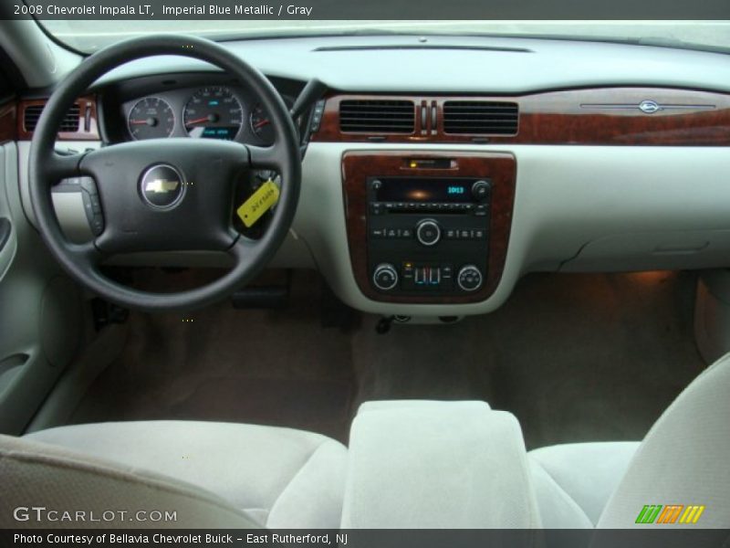 Imperial Blue Metallic / Gray 2008 Chevrolet Impala LT
