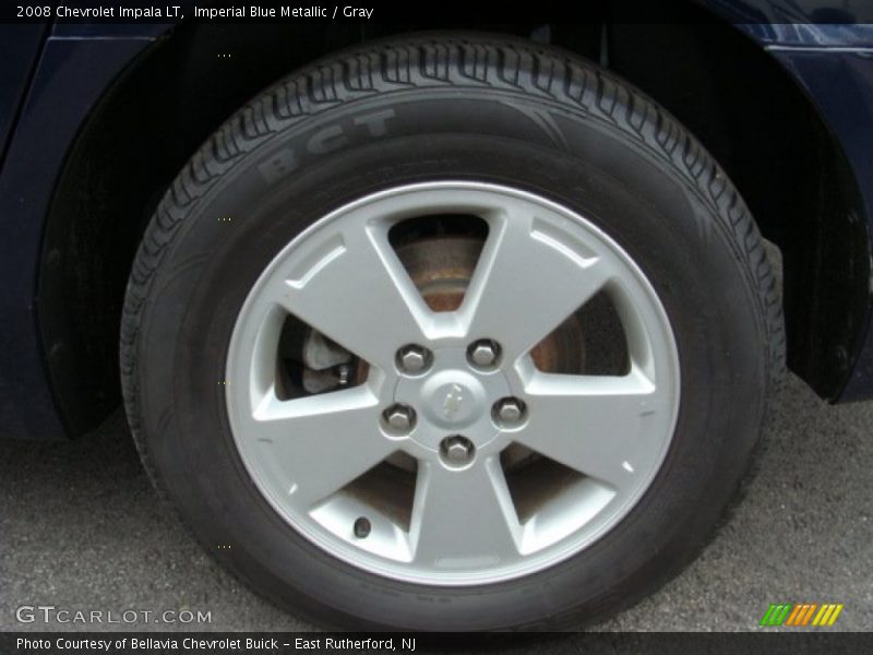 Imperial Blue Metallic / Gray 2008 Chevrolet Impala LT