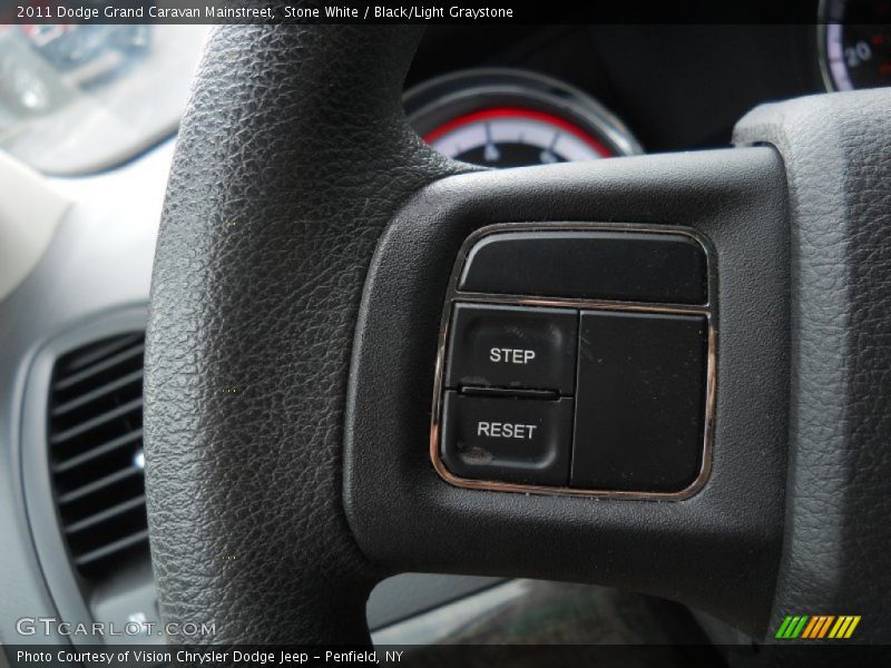 Stone White / Black/Light Graystone 2011 Dodge Grand Caravan Mainstreet