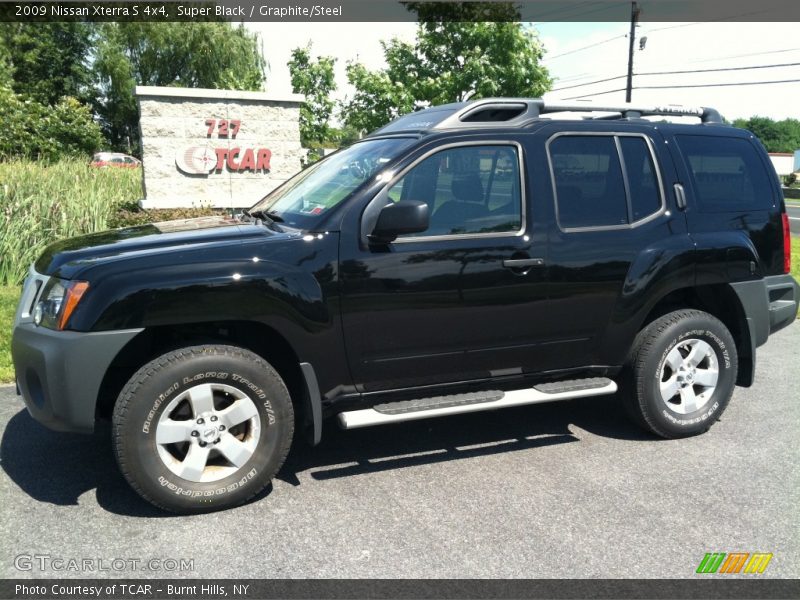 Super Black / Graphite/Steel 2009 Nissan Xterra S 4x4