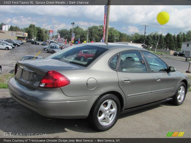Spruce Green Metallic / Dark Charcoal 2003 Ford Taurus SE