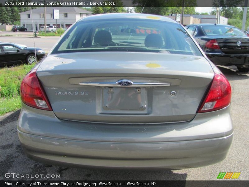 Spruce Green Metallic / Dark Charcoal 2003 Ford Taurus SE
