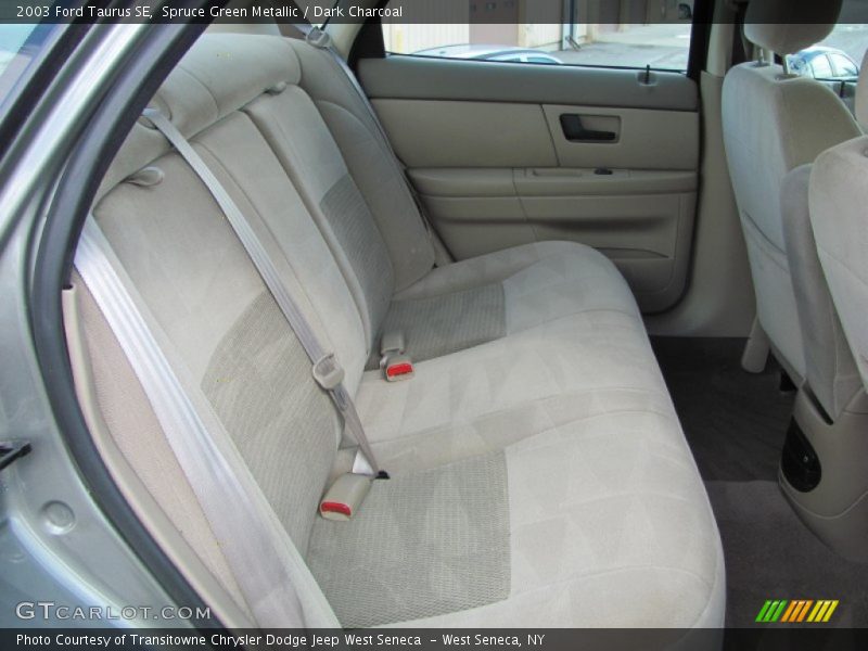 Spruce Green Metallic / Dark Charcoal 2003 Ford Taurus SE