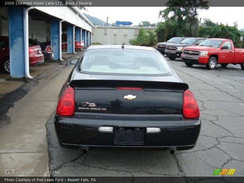 Black / Neutral 2006 Chevrolet Monte Carlo LTZ