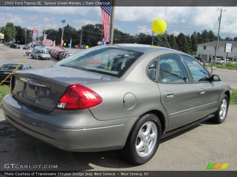 Spruce Green Metallic / Dark Charcoal 2003 Ford Taurus SE