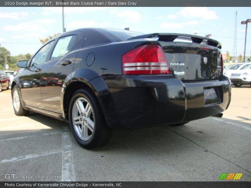 Brilliant Black Crystal Pearl / Dark Slate Gray 2010 Dodge Avenger R/T
