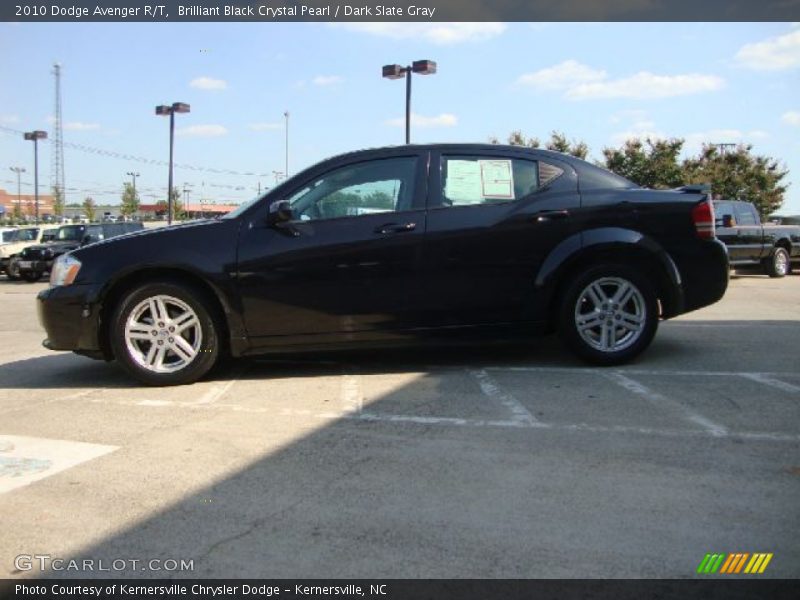 Brilliant Black Crystal Pearl / Dark Slate Gray 2010 Dodge Avenger R/T