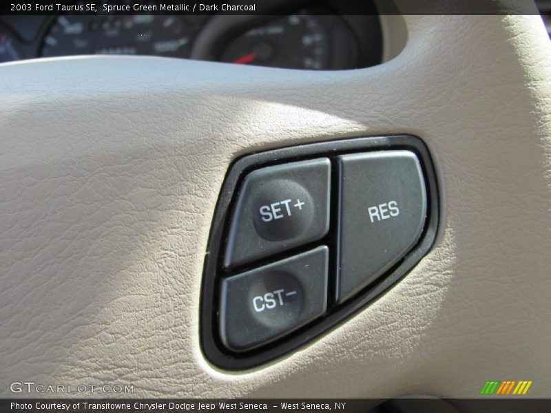 Spruce Green Metallic / Dark Charcoal 2003 Ford Taurus SE