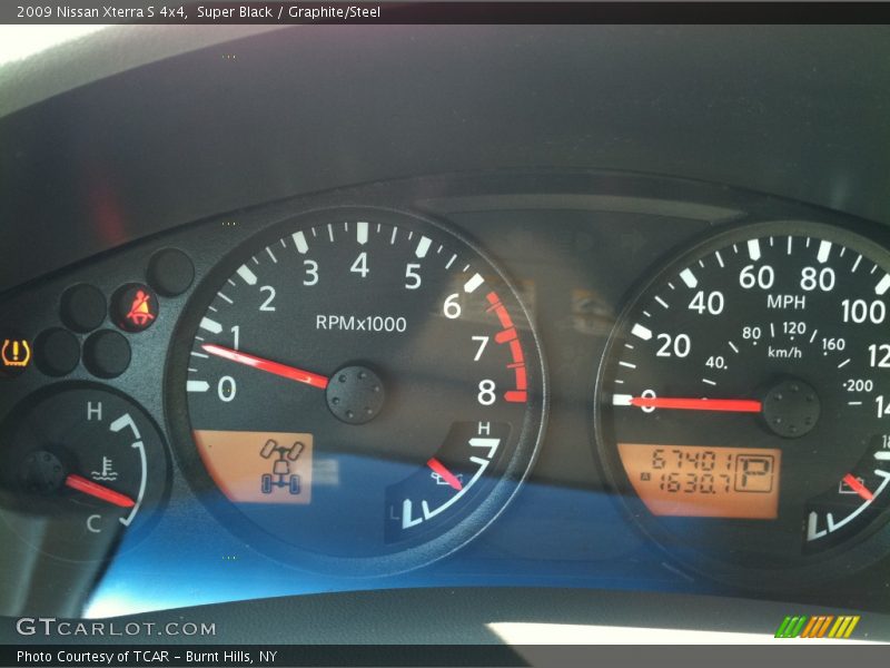 Super Black / Graphite/Steel 2009 Nissan Xterra S 4x4