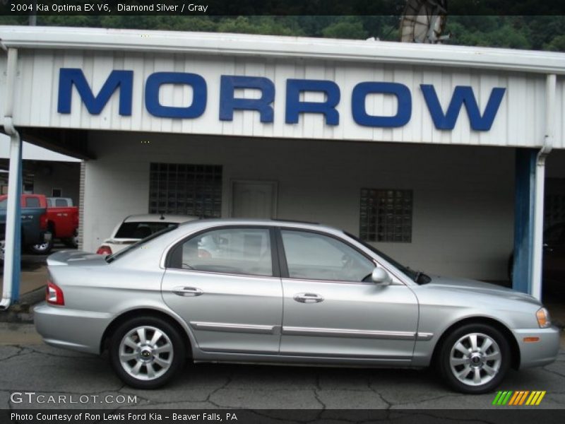 Diamond Silver / Gray 2004 Kia Optima EX V6