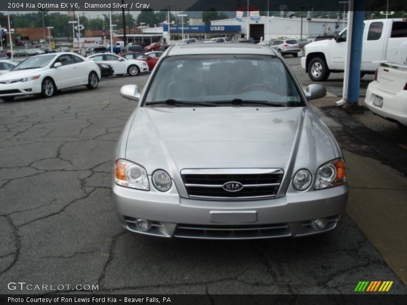 Diamond Silver / Gray 2004 Kia Optima EX V6