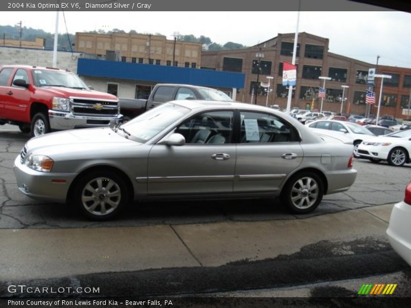 Diamond Silver / Gray 2004 Kia Optima EX V6