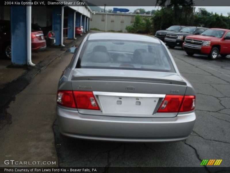 Diamond Silver / Gray 2004 Kia Optima EX V6