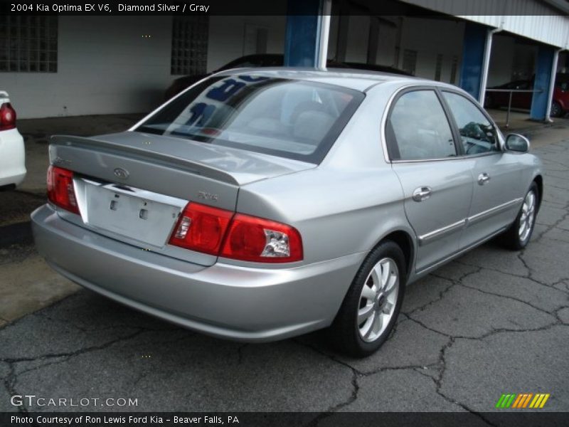Diamond Silver / Gray 2004 Kia Optima EX V6