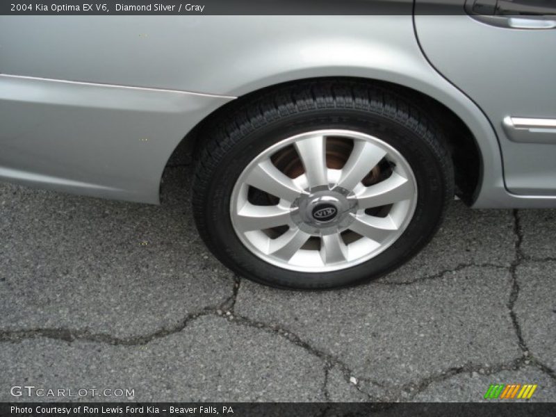 Diamond Silver / Gray 2004 Kia Optima EX V6