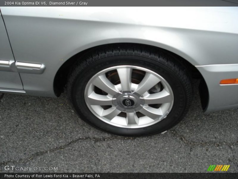 Diamond Silver / Gray 2004 Kia Optima EX V6
