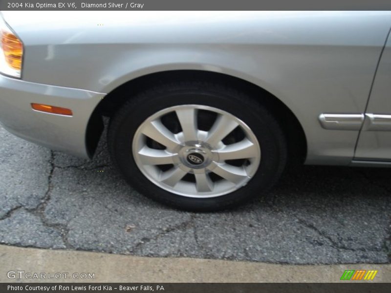 Diamond Silver / Gray 2004 Kia Optima EX V6