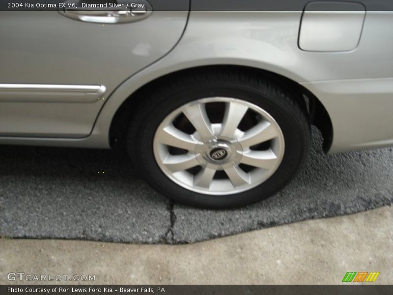 Diamond Silver / Gray 2004 Kia Optima EX V6