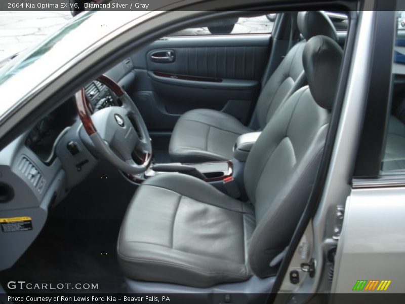 Diamond Silver / Gray 2004 Kia Optima EX V6