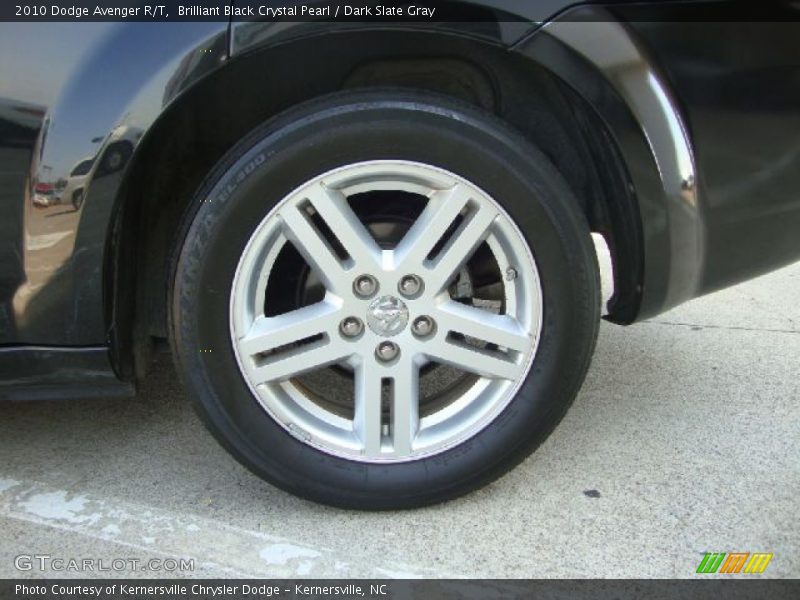 Brilliant Black Crystal Pearl / Dark Slate Gray 2010 Dodge Avenger R/T