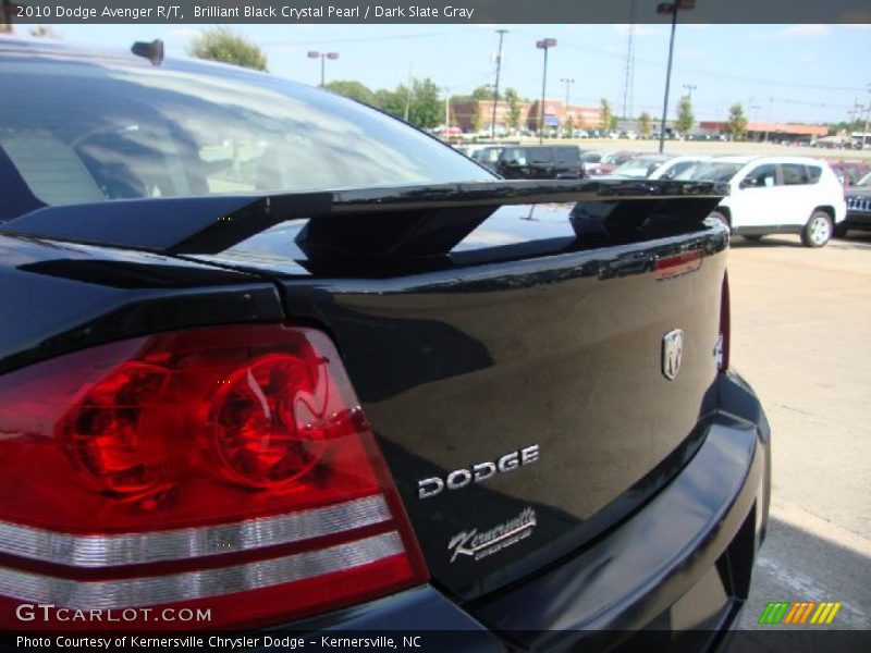 Brilliant Black Crystal Pearl / Dark Slate Gray 2010 Dodge Avenger R/T