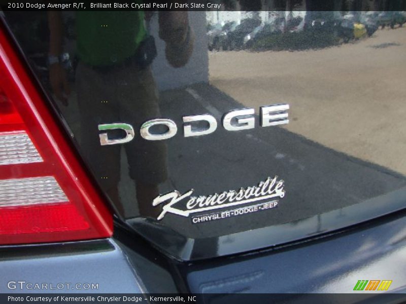 Brilliant Black Crystal Pearl / Dark Slate Gray 2010 Dodge Avenger R/T