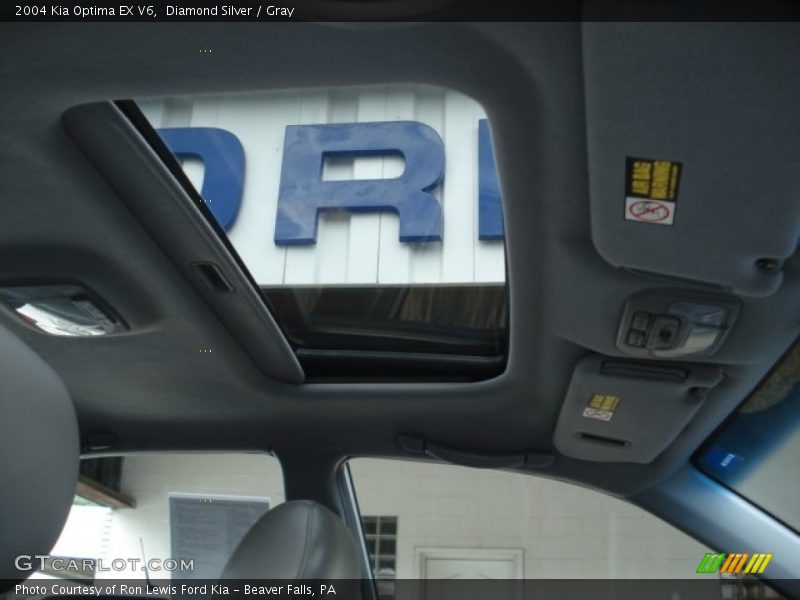 Diamond Silver / Gray 2004 Kia Optima EX V6