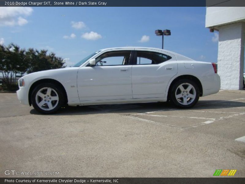 Stone White / Dark Slate Gray 2010 Dodge Charger SXT