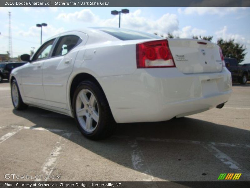 Stone White / Dark Slate Gray 2010 Dodge Charger SXT