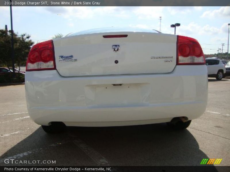 Stone White / Dark Slate Gray 2010 Dodge Charger SXT