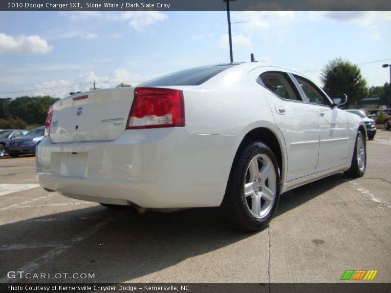 Stone White / Dark Slate Gray 2010 Dodge Charger SXT