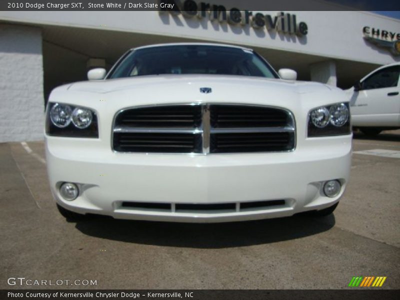 Stone White / Dark Slate Gray 2010 Dodge Charger SXT