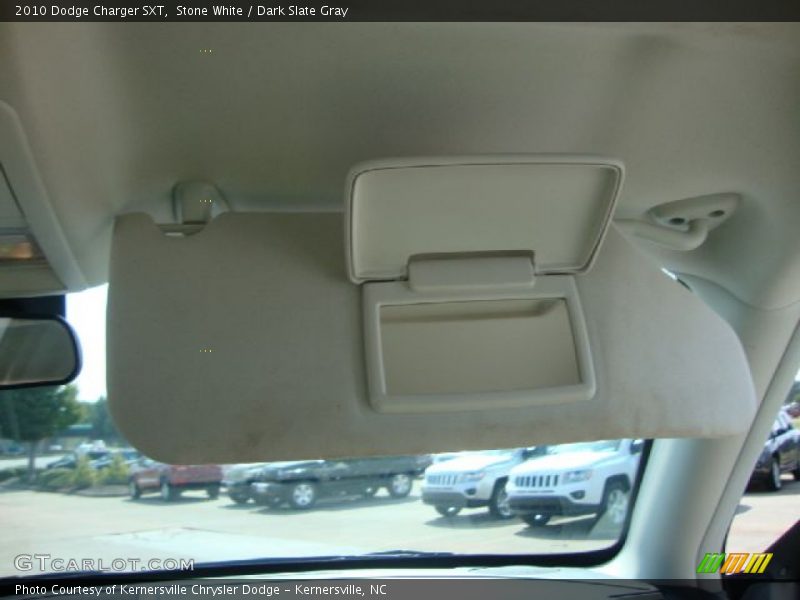 Stone White / Dark Slate Gray 2010 Dodge Charger SXT
