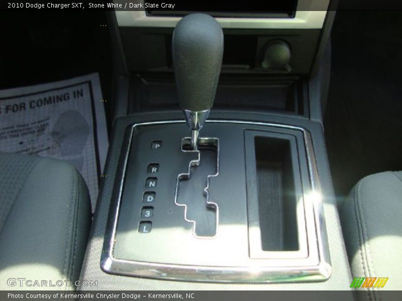 Stone White / Dark Slate Gray 2010 Dodge Charger SXT