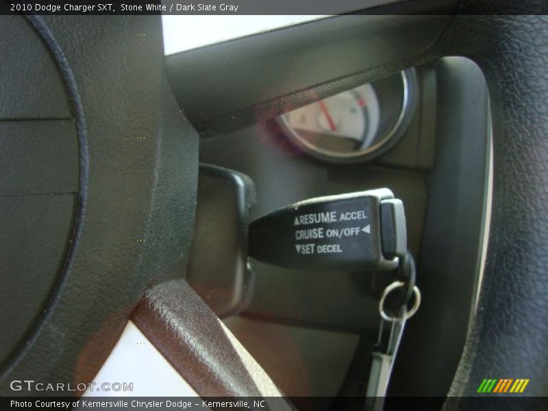 Stone White / Dark Slate Gray 2010 Dodge Charger SXT