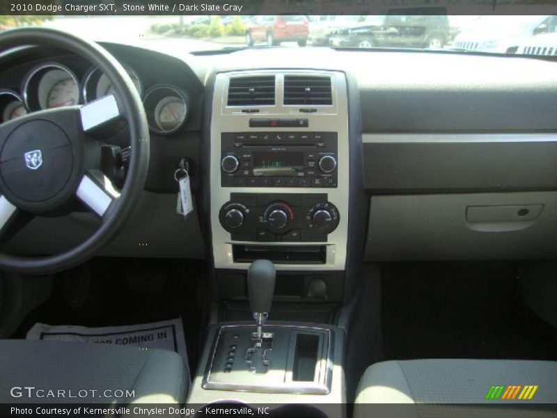 Stone White / Dark Slate Gray 2010 Dodge Charger SXT