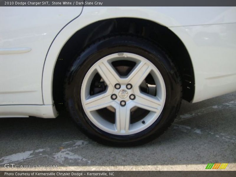 Stone White / Dark Slate Gray 2010 Dodge Charger SXT