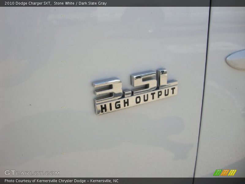 Stone White / Dark Slate Gray 2010 Dodge Charger SXT